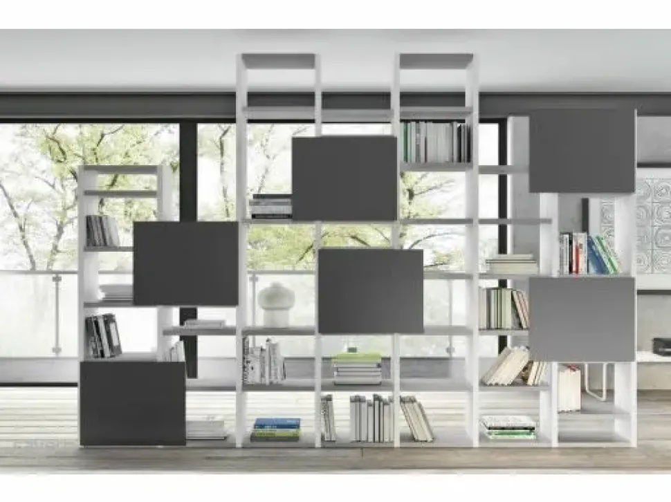 Parete attrezzata Favero Composizione social spalla - 7rf 5065_A