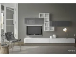 Parete attrezzata Favero Composizione Riflessi - Basic 3RF 1205