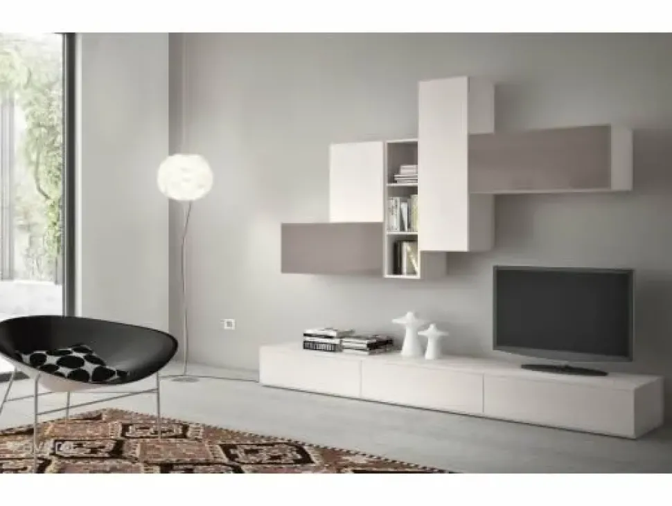 Parete attrezzata Favero Composizione riflessi - basic 3RF 1215