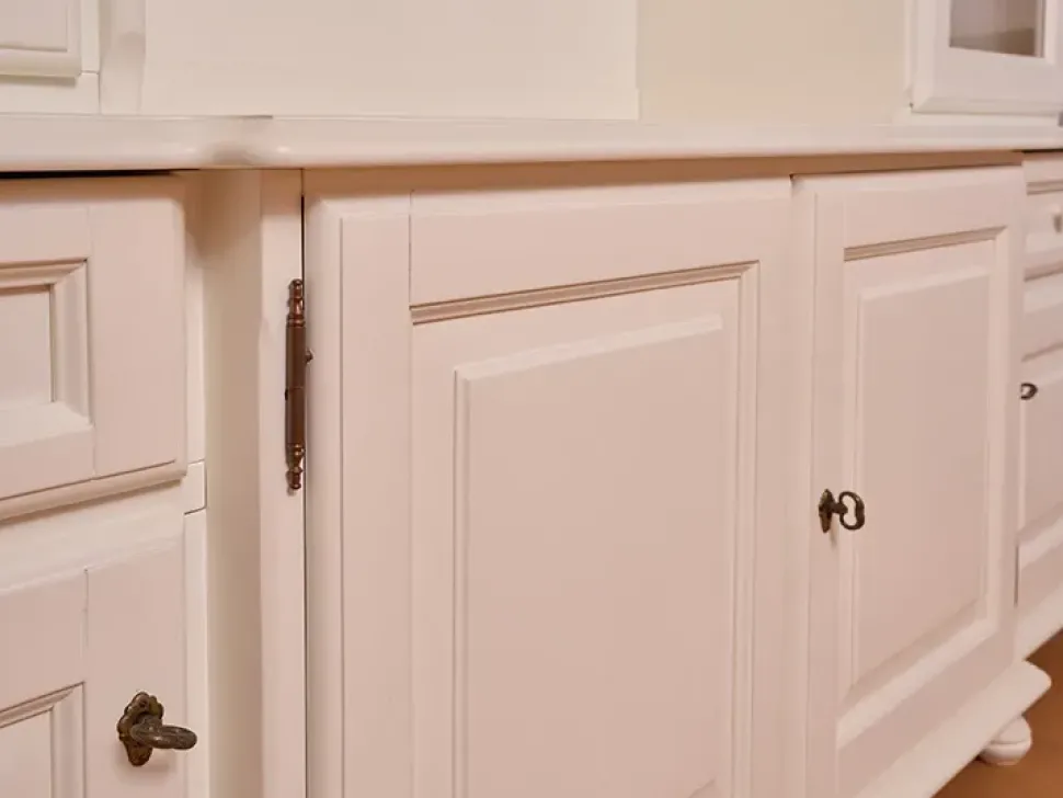 Parete attrezzata Giulien country di Artigianale in OFFERTA OUTLET