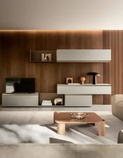 Parete attrezzata Hng054 di Santalucia scontata del 30%