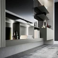 Parete attrezzata Horizon 00 di Mobilgam in OFFERTA OUTLET