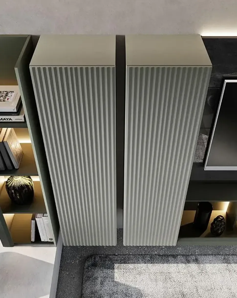 Parete attrezzata Horizon 00 di Mobilgam in OFFERTA OUTLET