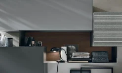 Parete attrezzata in laccato opaco stile design Atlante Tomasella