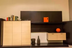 Parete attrezzata in legno stile moderno Design As home