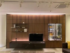 Parete attrezzata in stile design Modulor di Rimadesio in Offerta Outlet