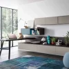 Parete attrezzata in stile moderno Parete atrezzata con scrittoio home office di Alf da fre a prezzo scontato