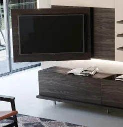 Parete attrezzata in stile moderna Skyline 6 di Astor mobili a prezzo Outlet