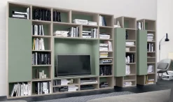 Parete attrezzata in stile moderno L126 di Colombini casa a prezzo Outlet