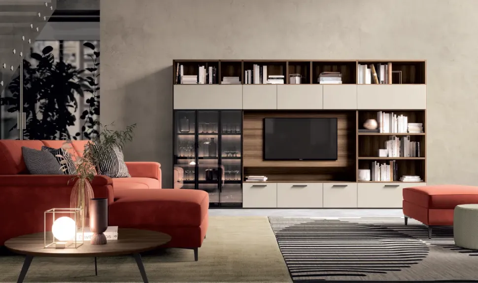 Parete attrezzata L105 della marca Colombini casa con uno sconto esclusivo