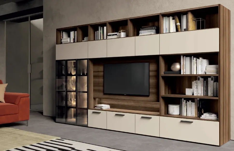 Parete attrezzata L105 della marca Colombini casa con uno sconto esclusivo