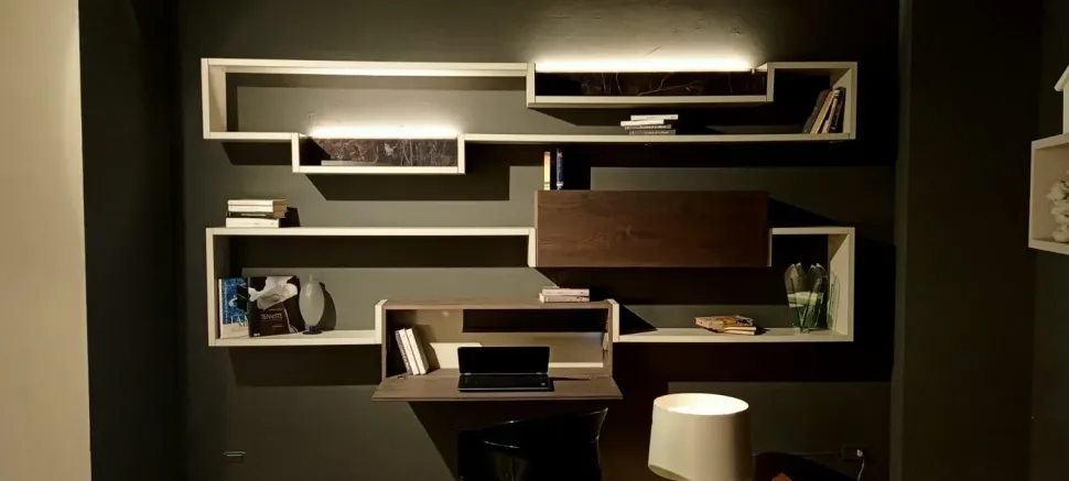 Parete attrezzata Lago office Lago in stile design a prezzo scontato