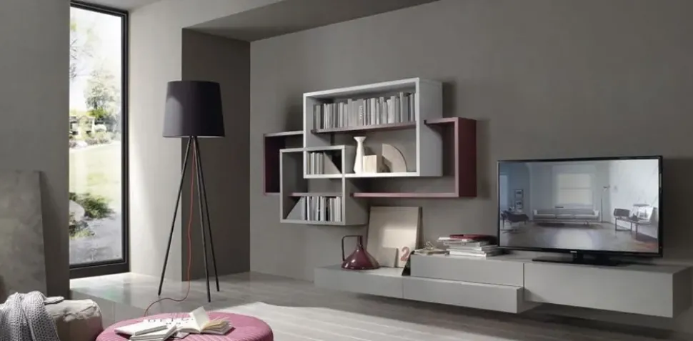 Parete attrezzata Lampo della firma Sangiacomo con uno sconto esclusivo