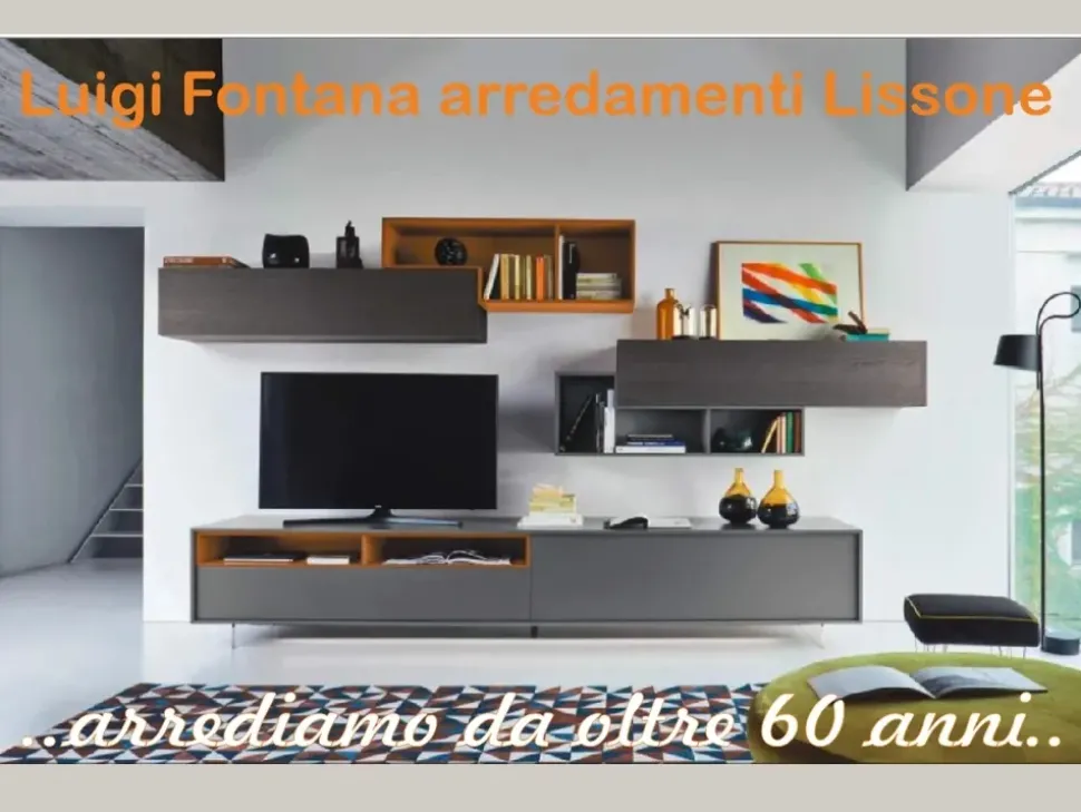 Parete attrezzata Lampo di Sangiacomo scontata del 25%