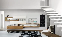 Parete attrezzata Lampo l6c15 Sangiacomo in stile moderno a prezzo scontato