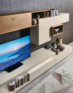 Parete attrezzata Lampo l6c21 di Sangiacomo in OFFERTA OUTLET