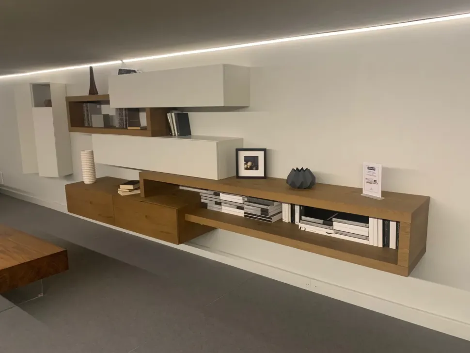 Parete attrezzata Lampo Sangiacomo in stile moderna a prezzo ribassato