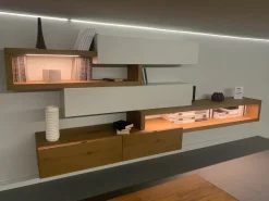 Parete attrezzata Lampo Sangiacomo in stile moderna a prezzo ribassato