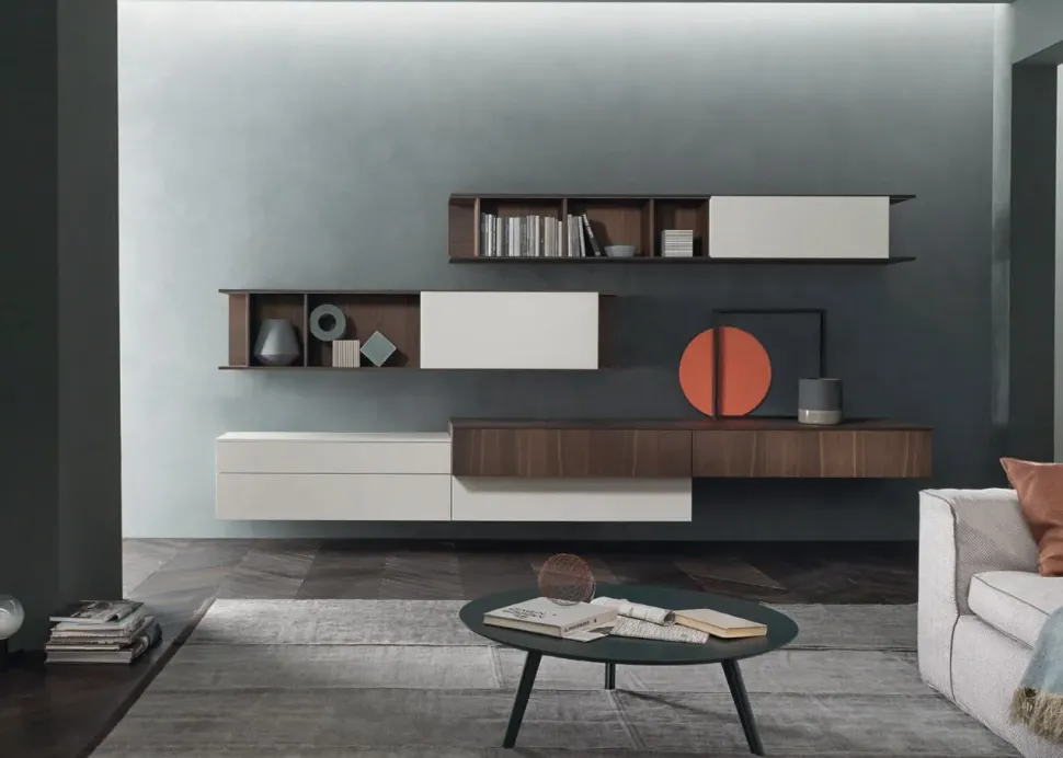 Parete attrezzata L5c15 della marca Sangiacomo con uno sconto esclusivo