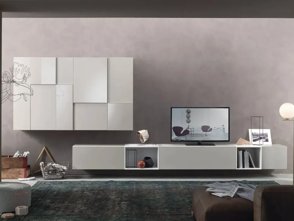 Parete attrezzata L5c07 della firma Sangiacomo con un ribasso esclusivo