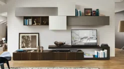 Parete attrezzata L6c20 Sangiacomo in stile moderna a prezzo ribassato