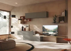 Parete attrezzata Living lv713 della firma Giessegi con uno sconto esclusivo