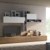 Parete attrezzata Living 582 Giessegi in stile moderno a prezzo ribassato