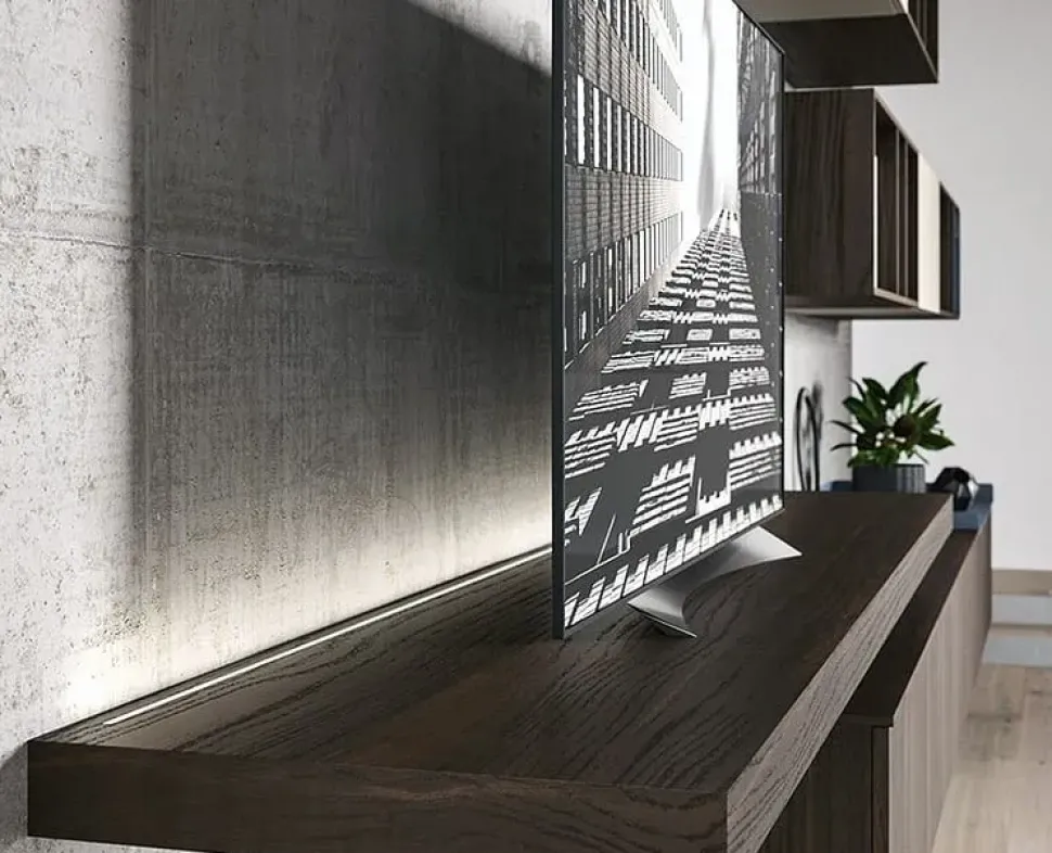 Parete attrezzata Lk01 del marchio Artigianale con uno sconto esclusivo