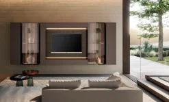 Parete attrezzata Lucifer di Voltan in OFFERTA OUTLET