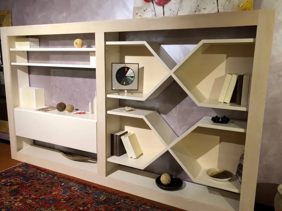 Parete attrezzata Marchetti in legno Maestrale in Offerta Outlet