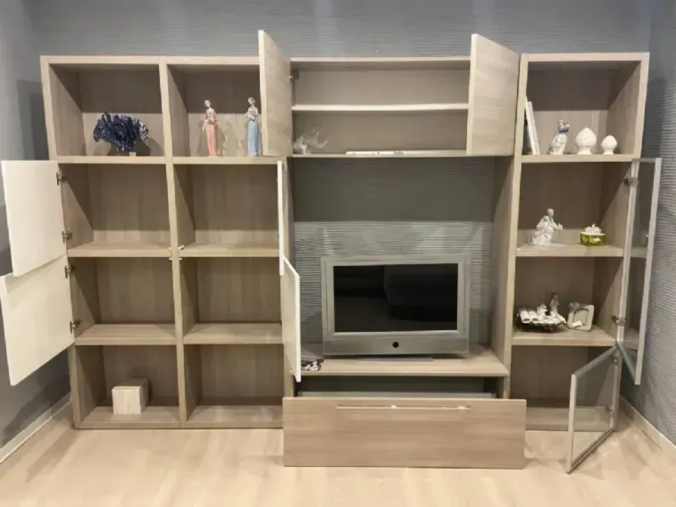 Parete attrezzata Marilu' di S75 in OFFERTA OUTLET