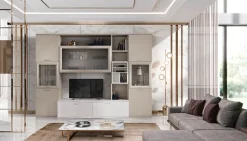 Parete attrezzata Mobile soggiorno modello jazz 130 di Gierre mobili scontata del 40%