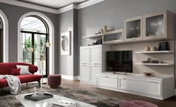 Parete attrezzata Mobile soggiorno modello jazz 109 Gierre mobili in stile moderno a prezzo scontato