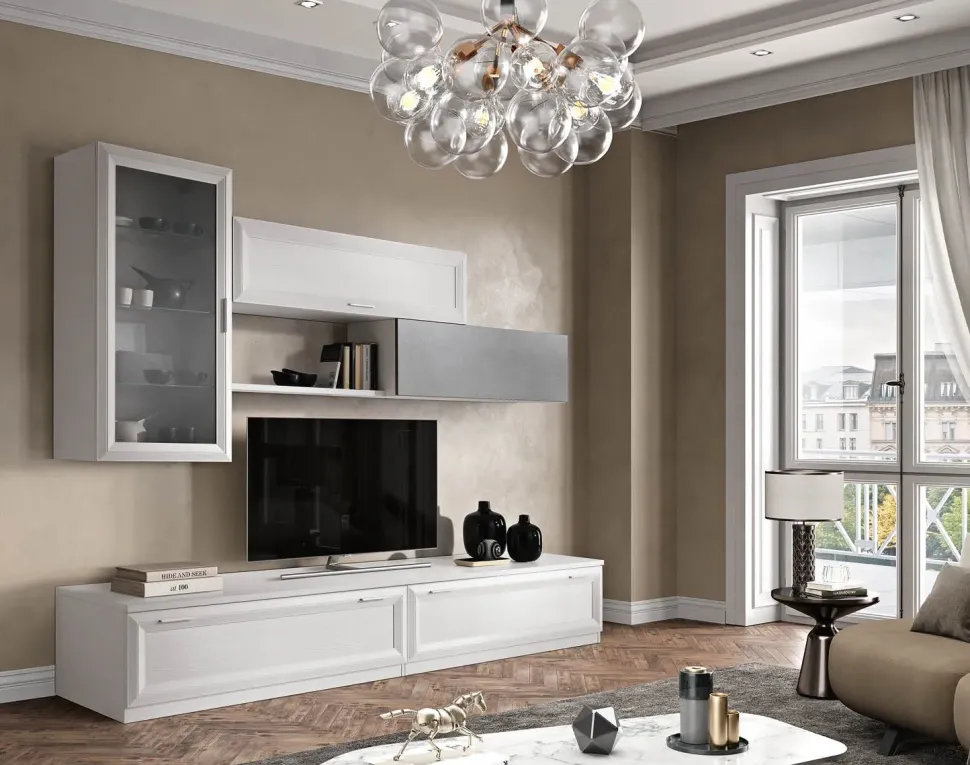 Parete attrezzata Mobile soggiorno modello jazz 110 di Gierre mobili scontata del 40%