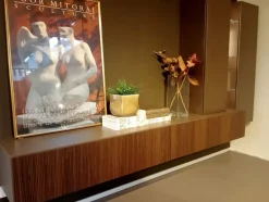 Parete attrezzata Mobile sospeso skyline Astor mobili in stile design a prezzo ribassato