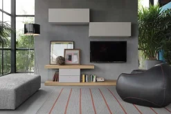 Parete attrezzata modello F2/ form line 241 con pensili di Forme’s: richiedi ora il prezzo