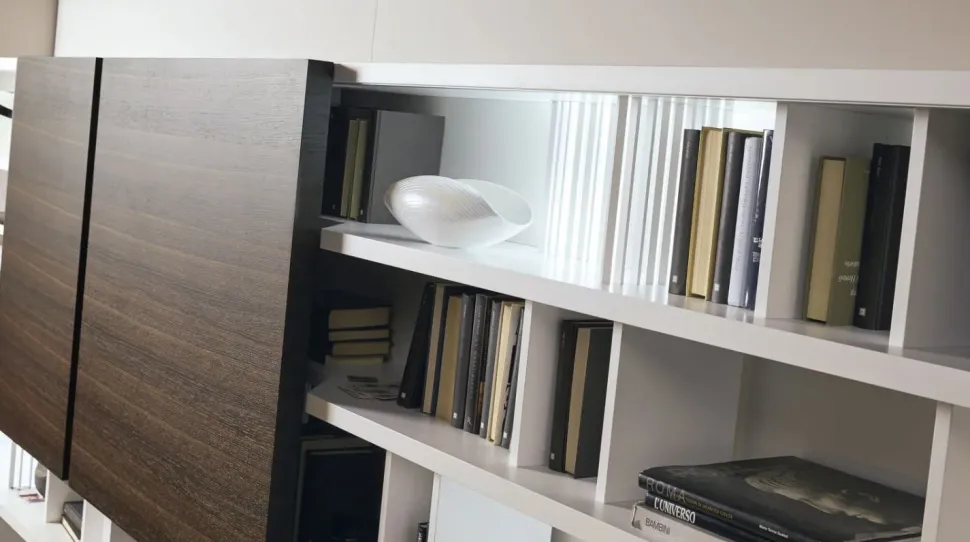 Parete attrezzata modello Noemi di Artigianale: richiedi il prezzo