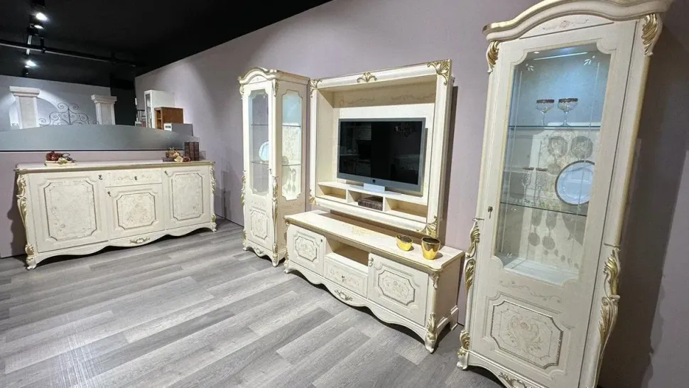 Parete attrezzata Morfeo Artigianale in stile classica a prezzo ribassato