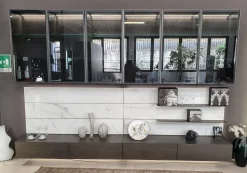 Parete attrezzata Oasi modul art  Presotto in stile moderno a prezzo ribassato