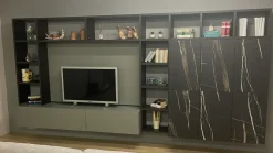 Parete attrezzata Orme Orme in stile design a prezzo ribassato