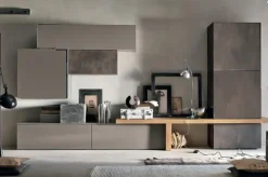 Parete attrezzata Parete attrezzata industrial   Nuovi mondi collection in stile moderna a prezzo scontato