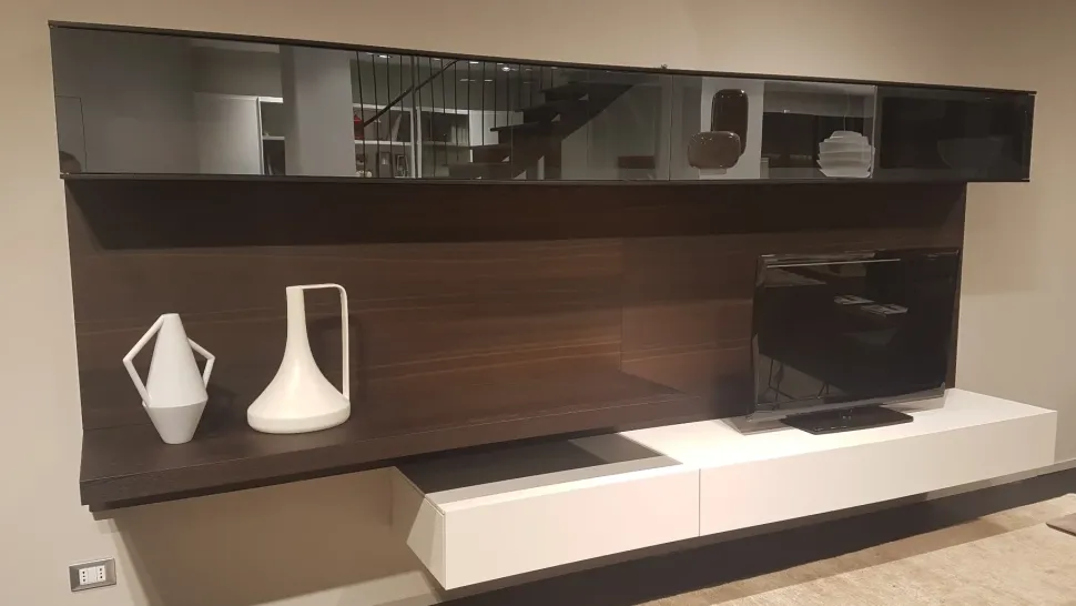 Parete attrezzata Poliform in legno in Offerta Outlet