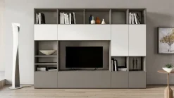 Parete attrezzata Ptg312 Santalucia in stile moderna a prezzo ribassato