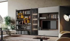 Parete attrezzata Qsm 619 del marchio Imab con uno sconto esclusivo