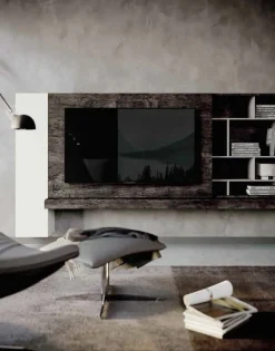 Parete attrezzata Qsm 625 Imab in stile moderna a prezzo scontato