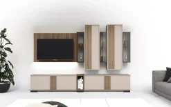 Parete attrezzata Riga day 01 di Collezione esclusiva in OFFERTA OUTLET