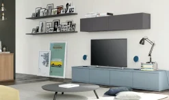 Parete attrezzata S311 Colombini casa in stile moderno a prezzo ribassato