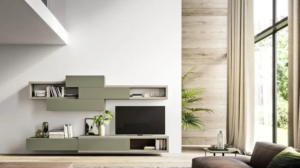 Parete attrezzata System day della firma Homes con un ribasso esclusivo