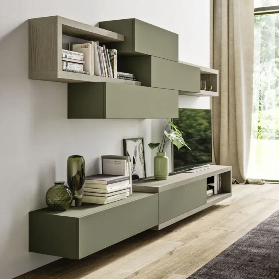 Parete attrezzata System day della firma Homes con un ribasso esclusivo