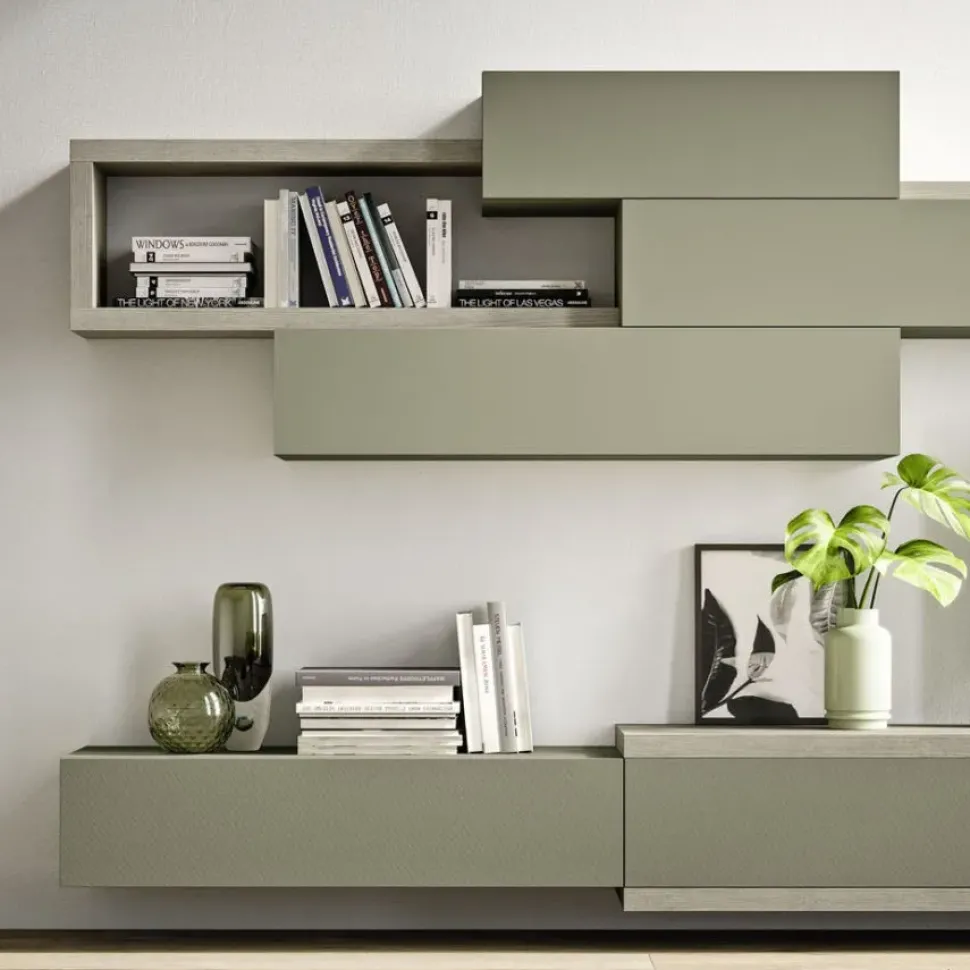 Parete attrezzata System day della firma Homes con un ribasso esclusivo